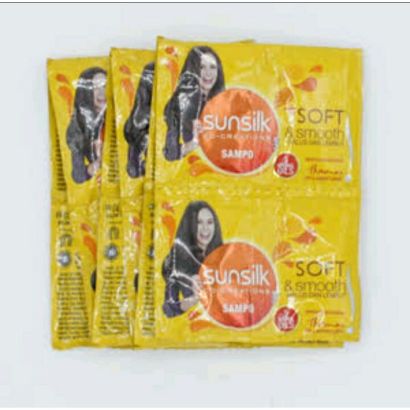 sampo Sunsilk kuning sachet isi 12