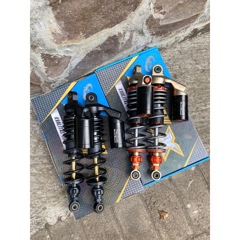 shock skok xline ukuran 320mm click rebound fungsi xl-509-2B