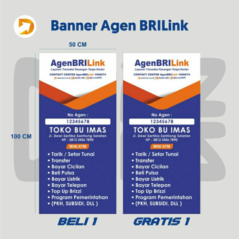 Banner/Spanduk BRILink