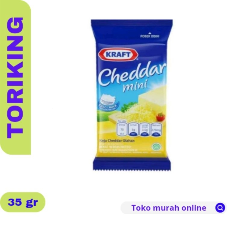 

KEJU KRAFT CHEDDAR MINI 30gr