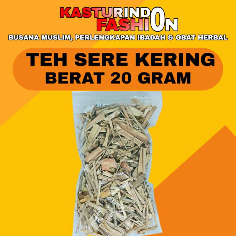 

Teh Serai Sereh Daun Kering Herbal Original Ukuran 20 Gram