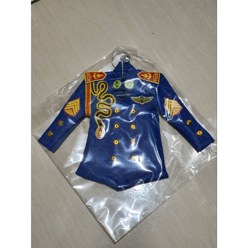 Gantungan baju unyil Akmil warna | Gantungan baju akpol Biru