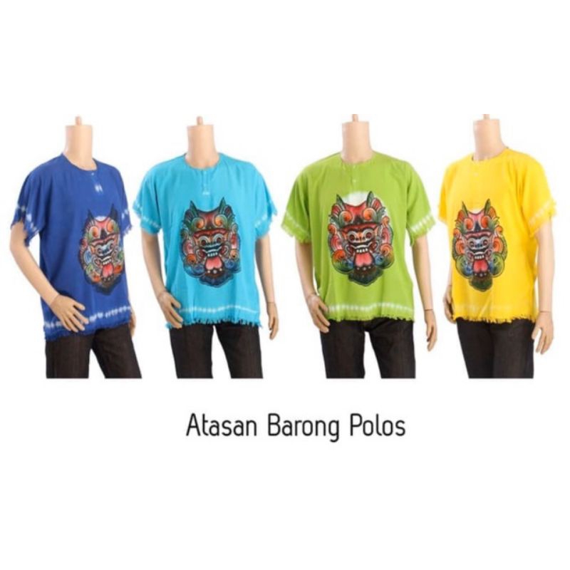 atasan baju barong polos dewasa baju Bali barong bahan rayon baju barong bali khas bali
