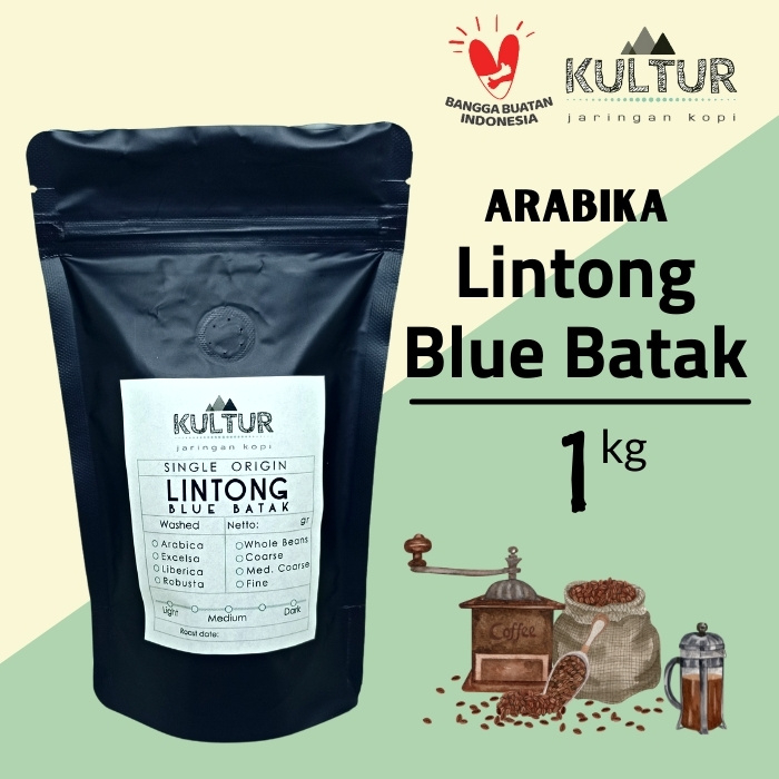 

COFFEE BEAN BIJI KOPI ARABIKA LINTONG BATAK PREMIUM 1 KG