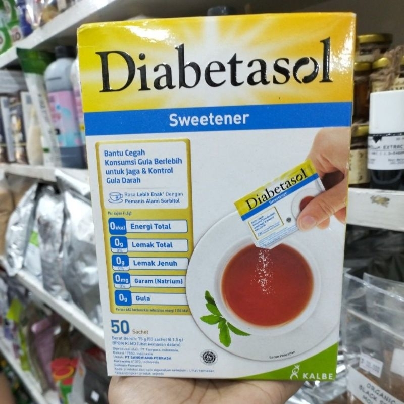 

Diabetasol HALAL Gula Isi 50 Sachet Lokal