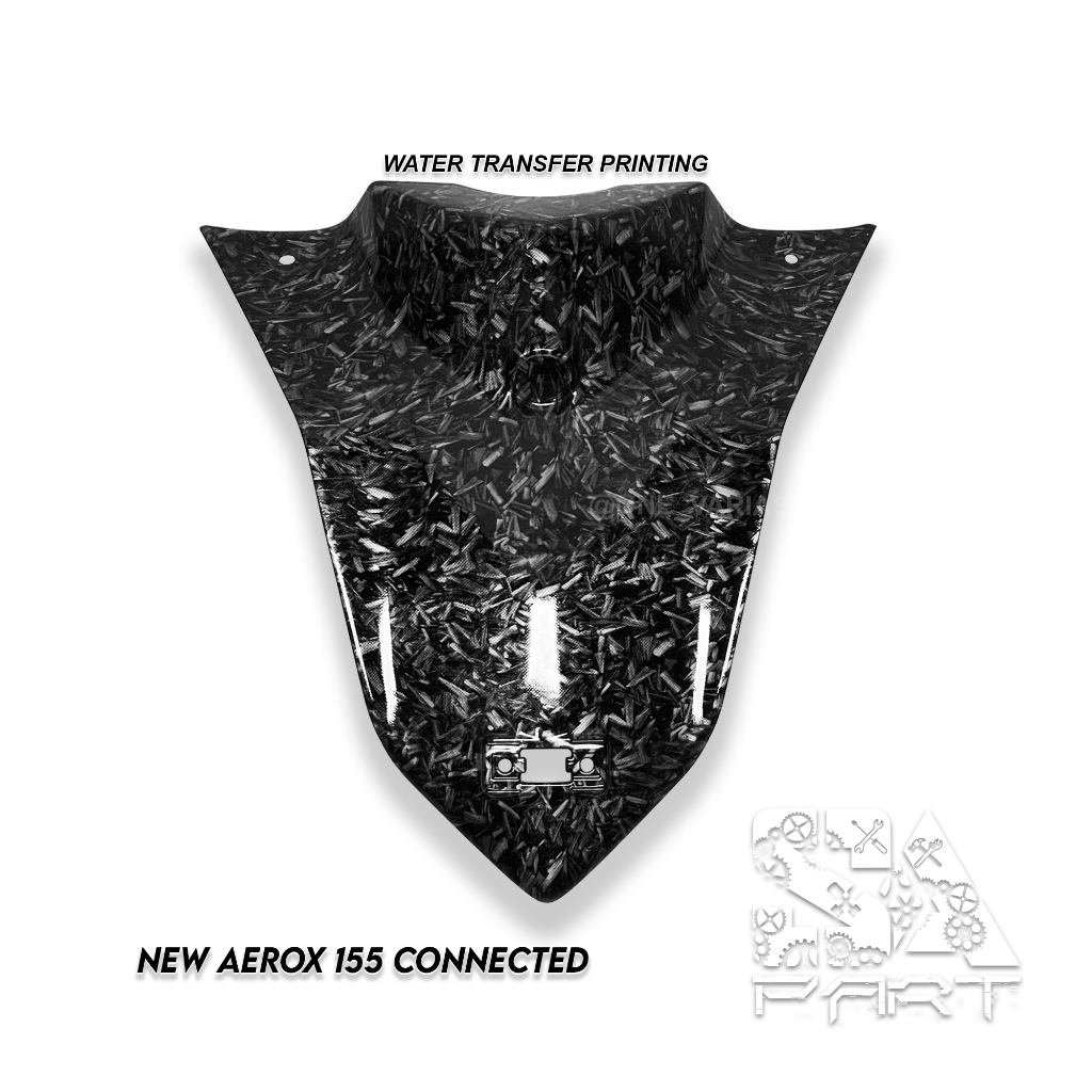 DASI DEPAN / TAMENG NEW AEROX 155 CONNECTED CARBON FORGED PART ORIGINAL