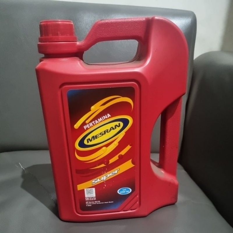 OLI MESIN MOBIL MESRAN SUPER 20W 50 PERTAMINA