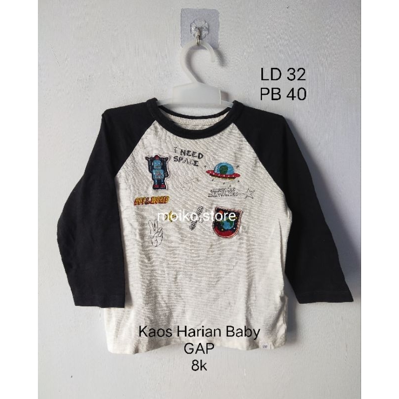 kaos harian anak baby GAP