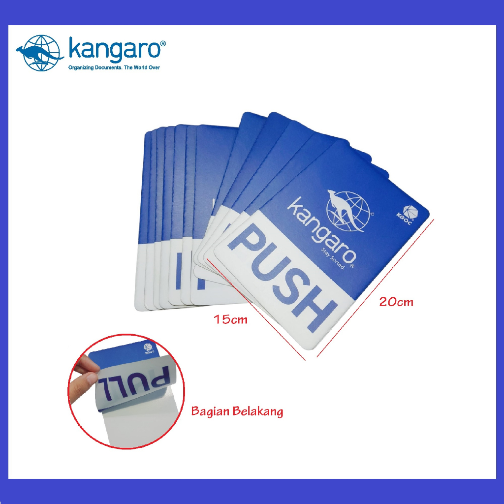 

Sticker Pintu 2 Sisi / Sticker PUSH dan PULL / Sticker Kaca 2 Sisi