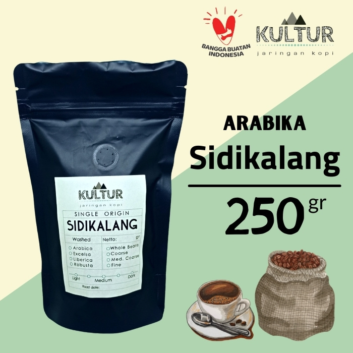 

COFFEE BEAN BIJI KOPI ARABIKA SIDIKALANG PREMIUM 250 GR