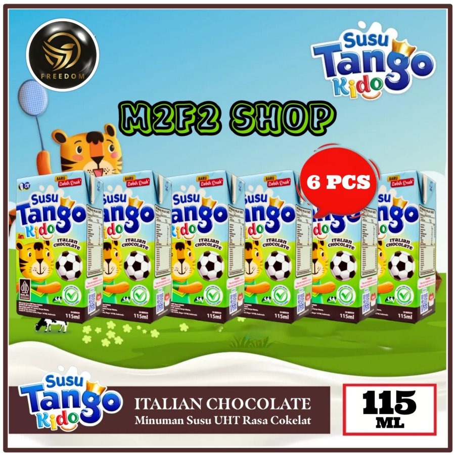 

Susu Kids Tango Kido Italian Chocolate | Cokelat Kotak UHT - 115 ml (Kemasan 6 Pcs)