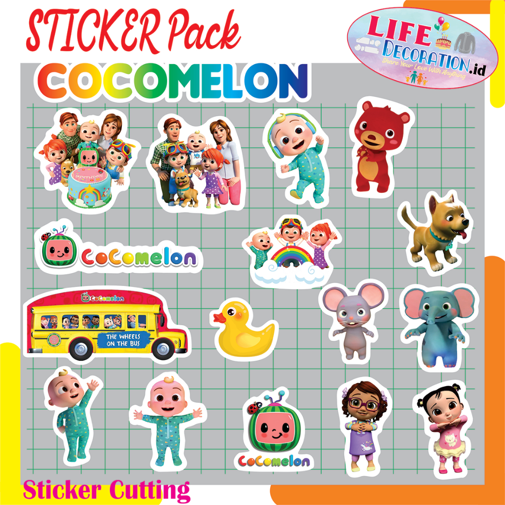 

STIKER COCOMELON / STICKER PACK COCOMELON BABY