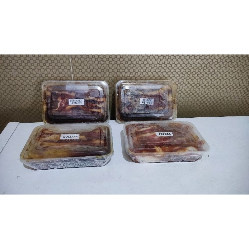 Beef Slice Irisan Daging Sapi Dengan Saus Marinasi Beku 500 gr