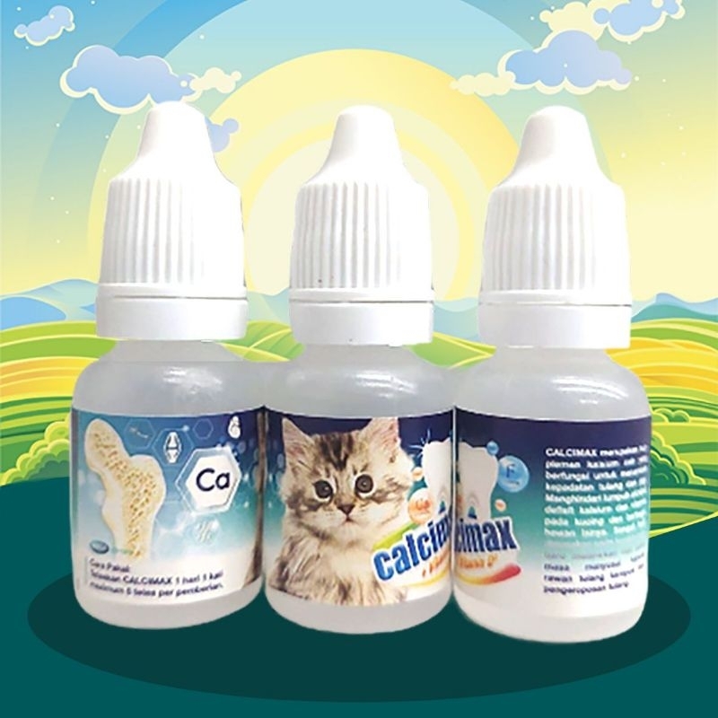 CALCIMAX - Obat Kucing Lumpuh Kalsium Kucing Obat Kucing Tertabrak Mobil Vitamin Multivitamin Kucing