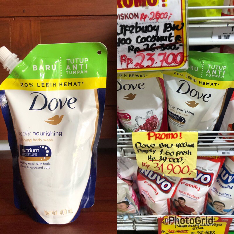 sabun cair dove 400ml