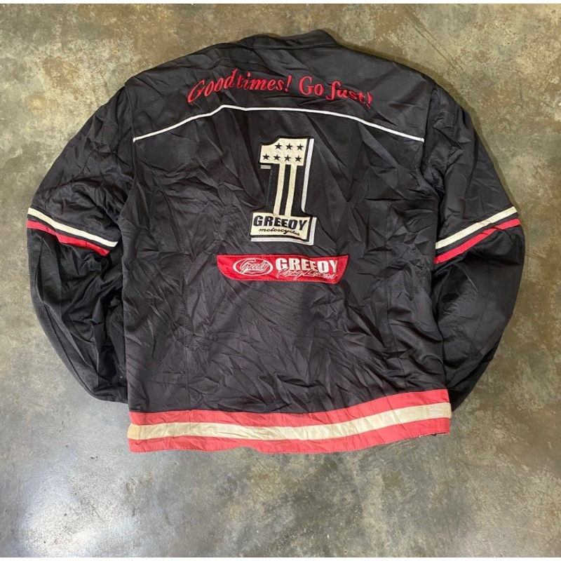 Vintage Jacket Japan Racing Greedy