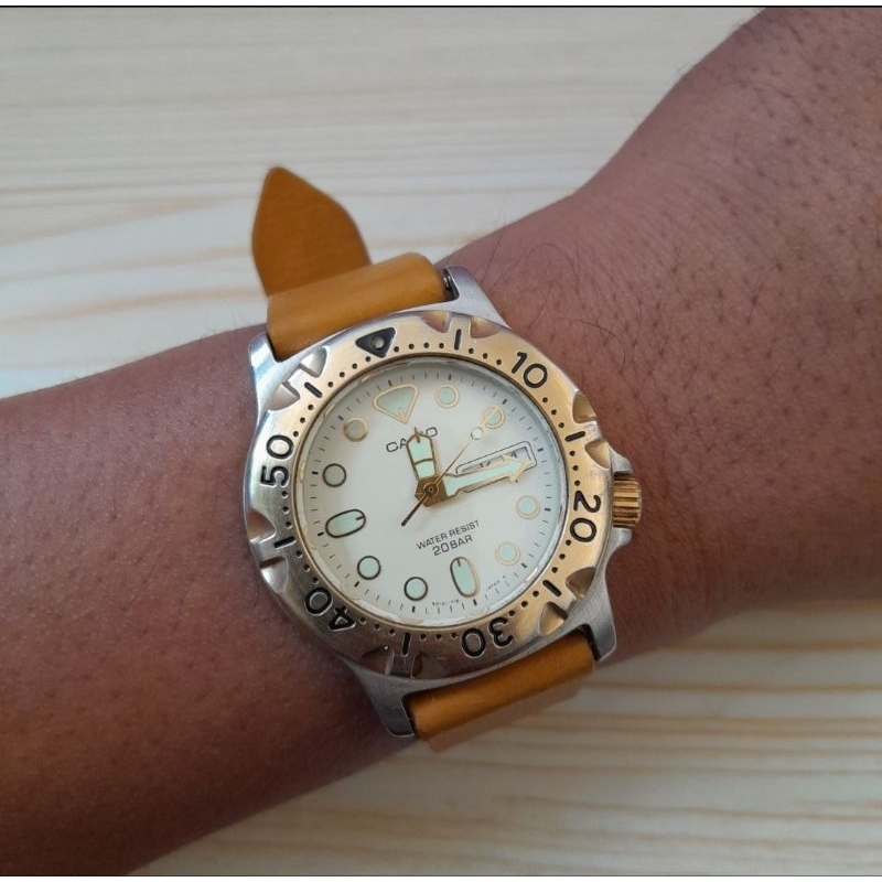 Jam tangan pria original Casio MD 724 JDM marlin Diver