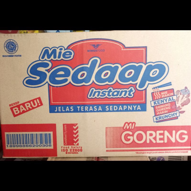 

Sedaap Goreng 1 Dus isi 40 Pcs