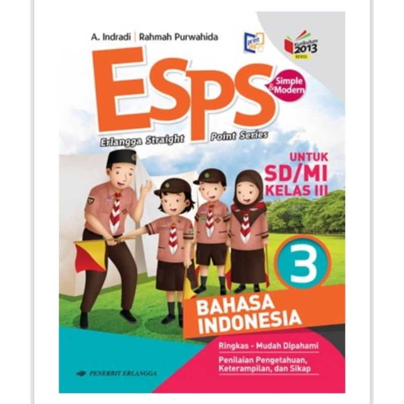 

Esps bahasa Indonesia kelas 3/jilid 3 kurikulum K13 original