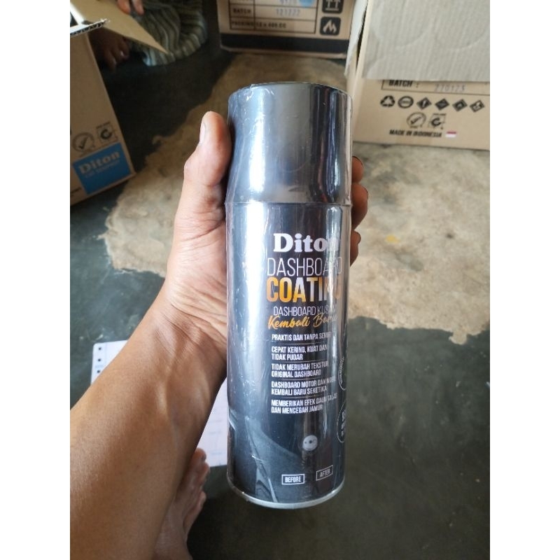 DITON cat penghitam body kasar , dashboard motor