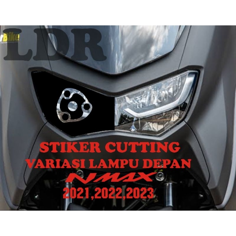 stiker cutting variasi lampu depan nmax new