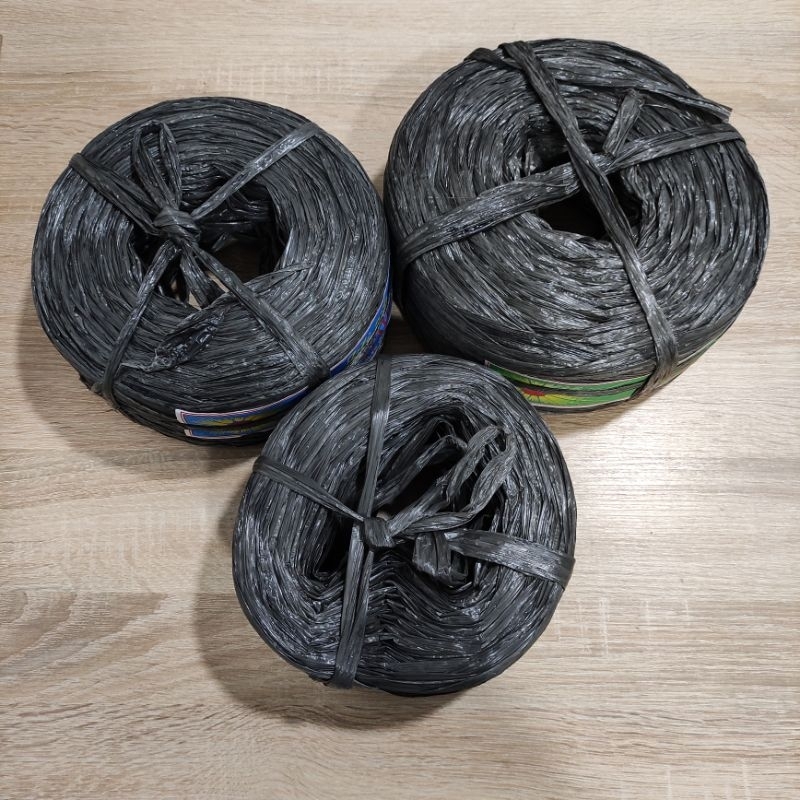 Tali Plastik Rafia Hitam uk 5 KG BACA DESKRIPSI