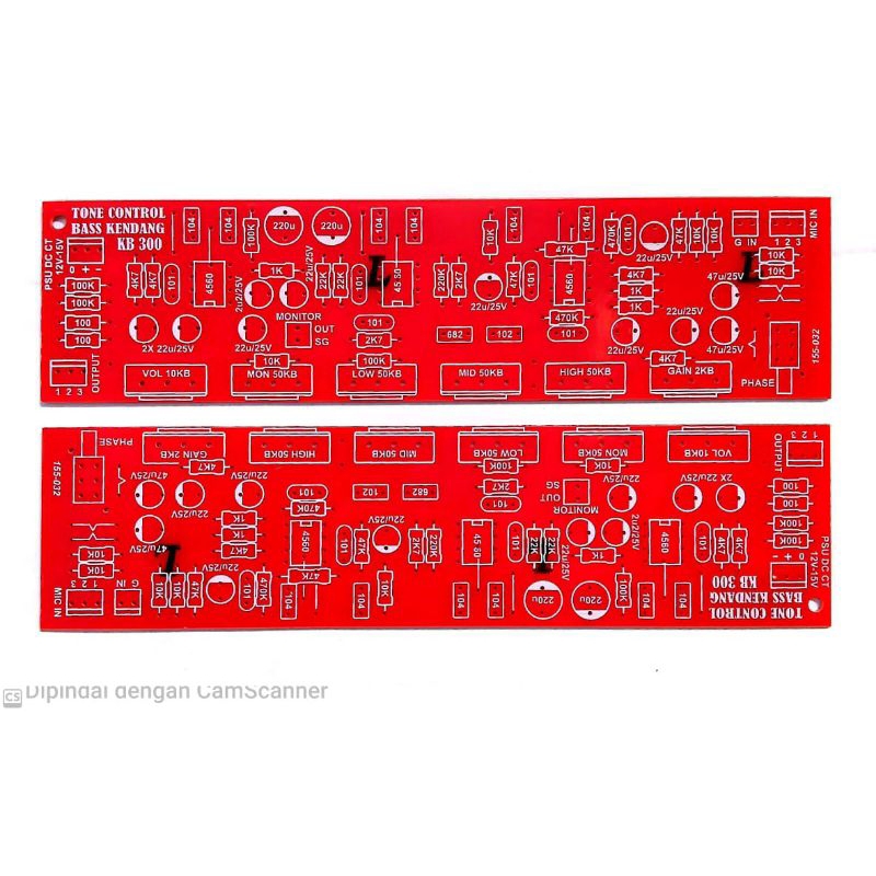 PCB TONE CONTROL BASS KENDANG KB 300