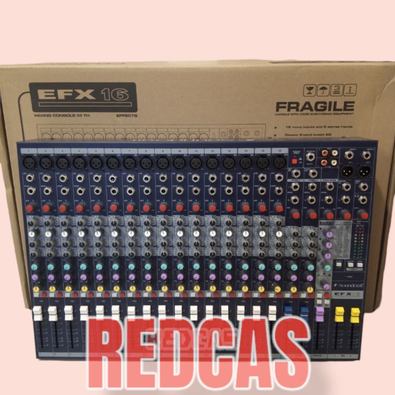 SOUNDCRAFT EFX16 EFX 16 AUDIO MIXER 16 CHANNEL