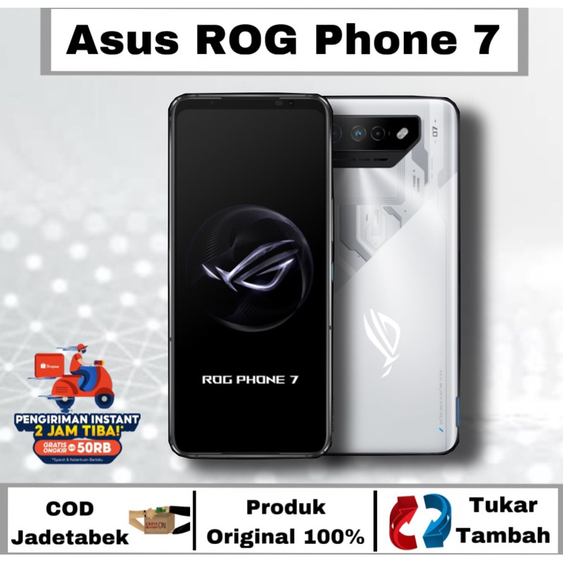 Asus ROG Phone 7 12/256 8/256GB ROG Phone 7 Ultimate 16/512 Resmi TAM