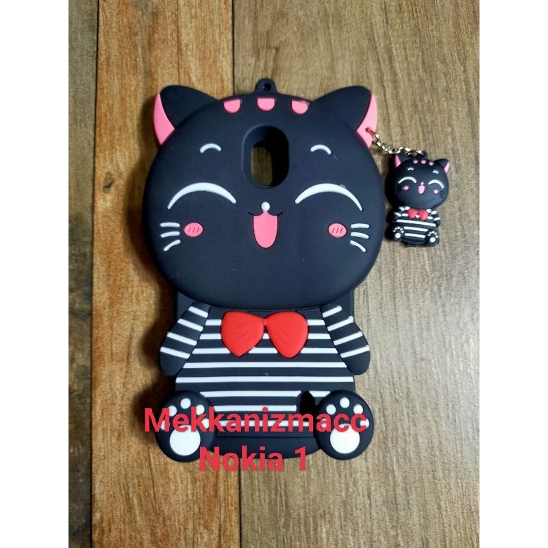 Case Boneka Nokia 1 Karakter Softcase 3D Case Silicon 4D