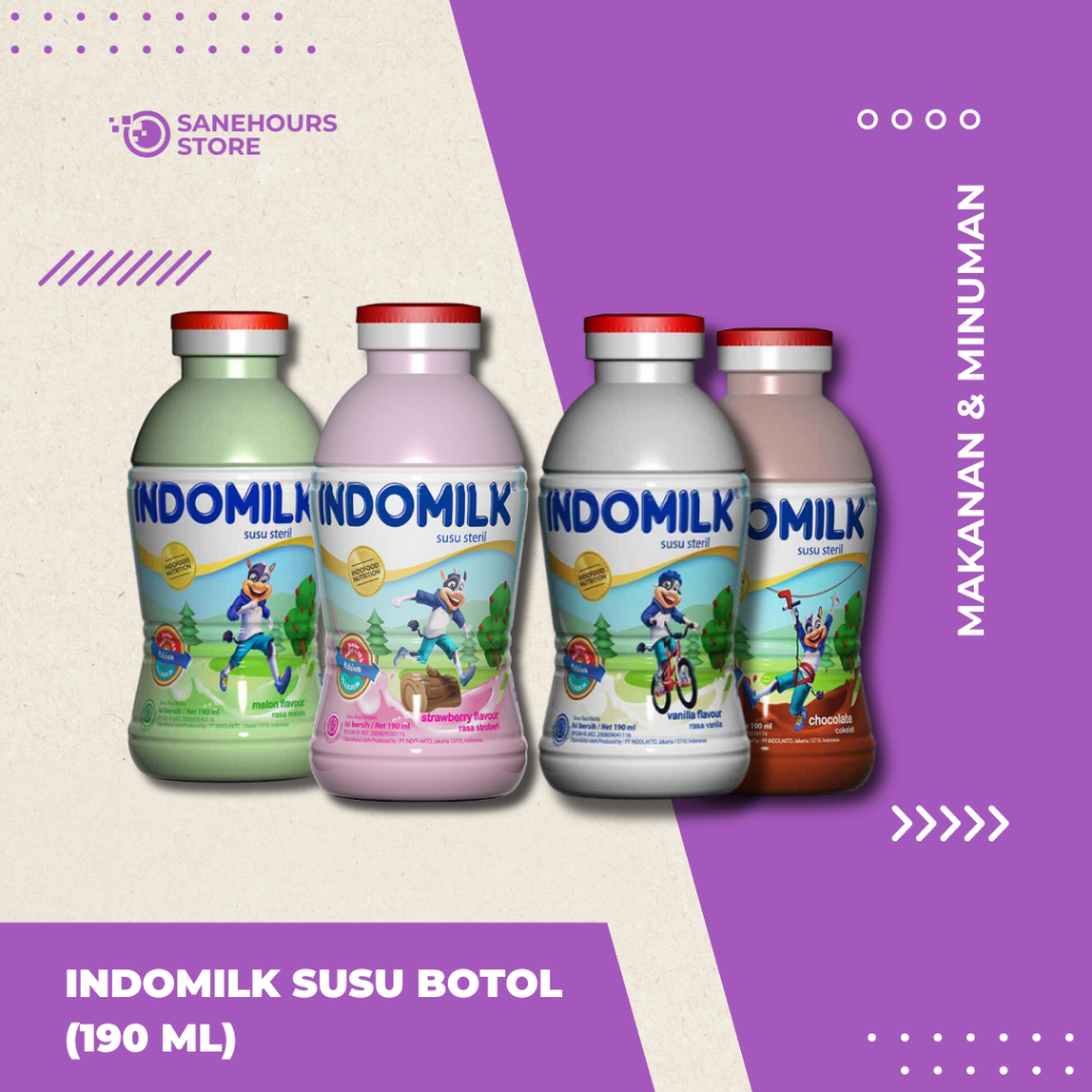 

Indomilk Susu Botol (190 ML)