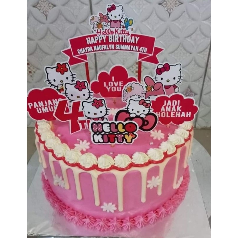 Topper Kue Custom Bebas Desain Bisa Pake Foto  Free Nama Dan Ucapan || Toper Kue Ulang Tahun Karakte
