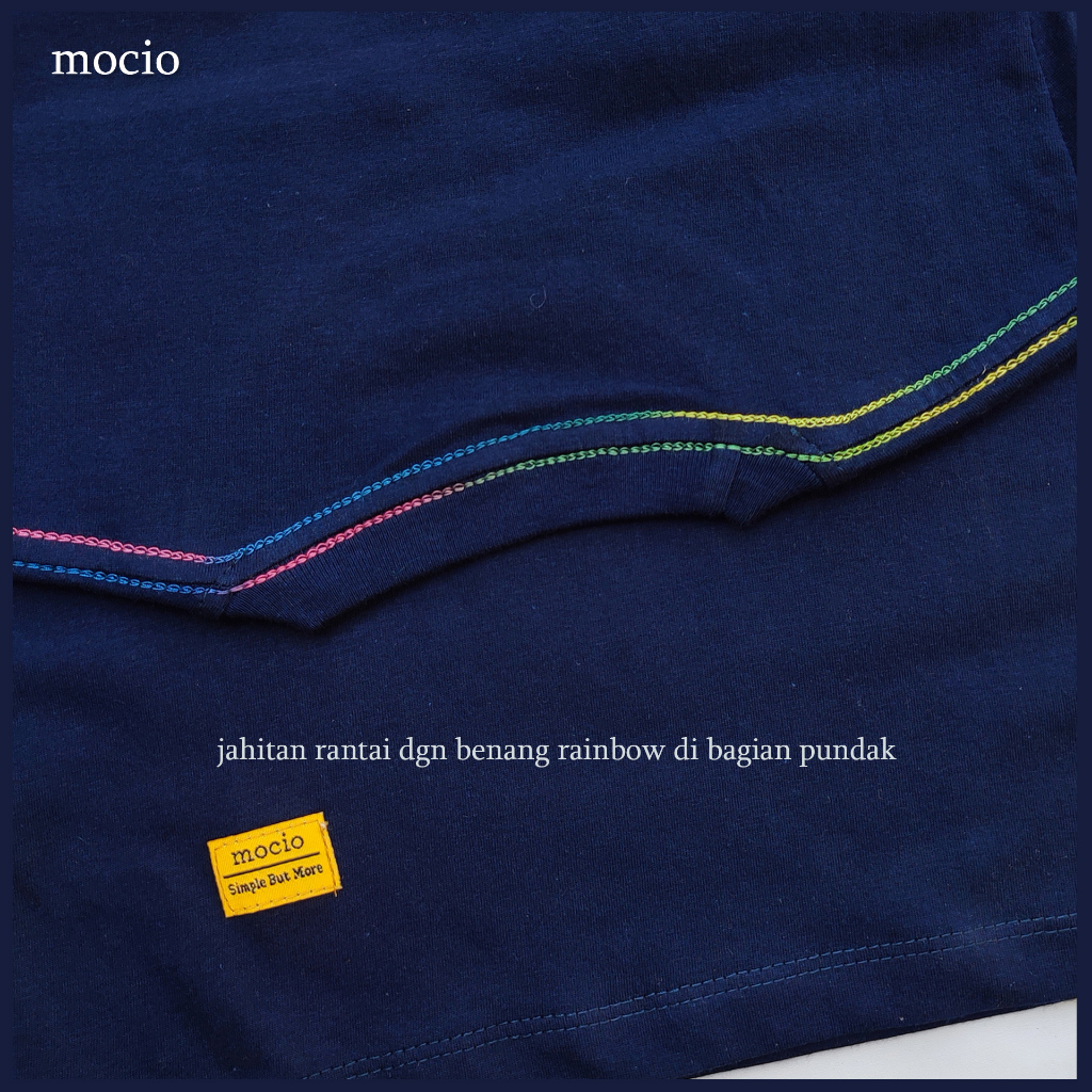 MOCIO RAIN - navy - 1-12th - kaos distro anak laki - kaos anak laki - laki - baju kaos anak