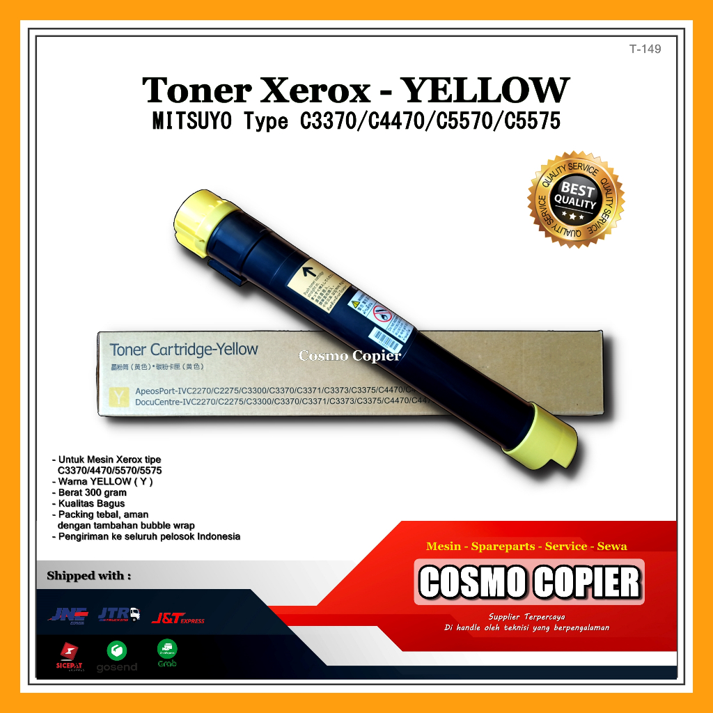 Toner Xerox YELLOW - MITSUYO Toner Xerox Cartridge C3370/4470/5570