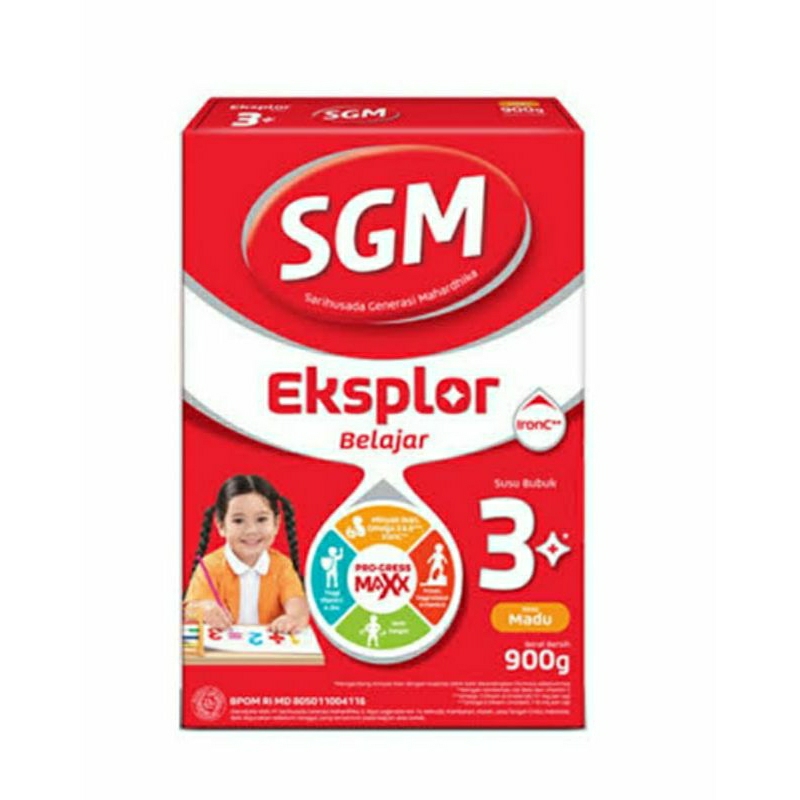 

SGM eksplor 3+ 900gr, susu formula sgm madu dan vanila