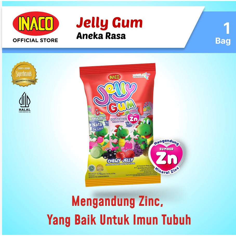 

INACO Jelly Gum 5pcs