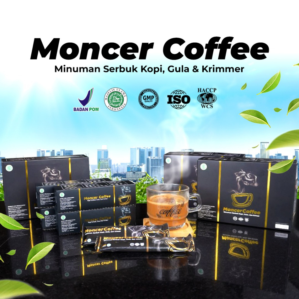 

Moncer Coffee Kopi Original Herbal Pria Dewasa BPOM