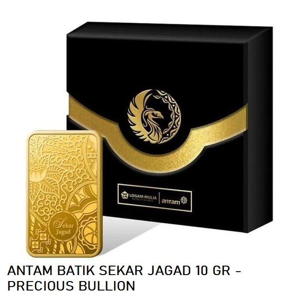 Logam Mulia Antam Batik Sekar Jagad 10 gram