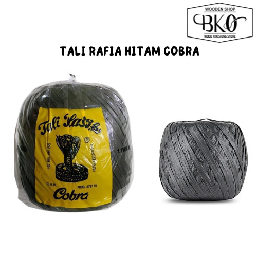 

tali plastik tali rafiah hitam COBRA