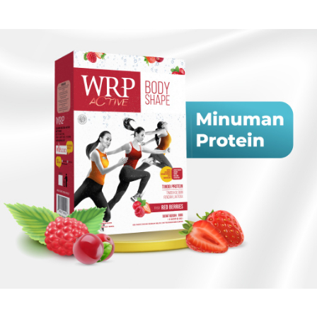 

WRP Body Shape Red Berries 180G - Minuman Tinggi Protein & Tinggi Kalsium