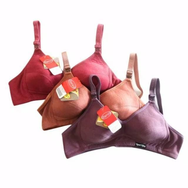 BH sport tanpa busa dan tanpa kawat adinda ukuran 40