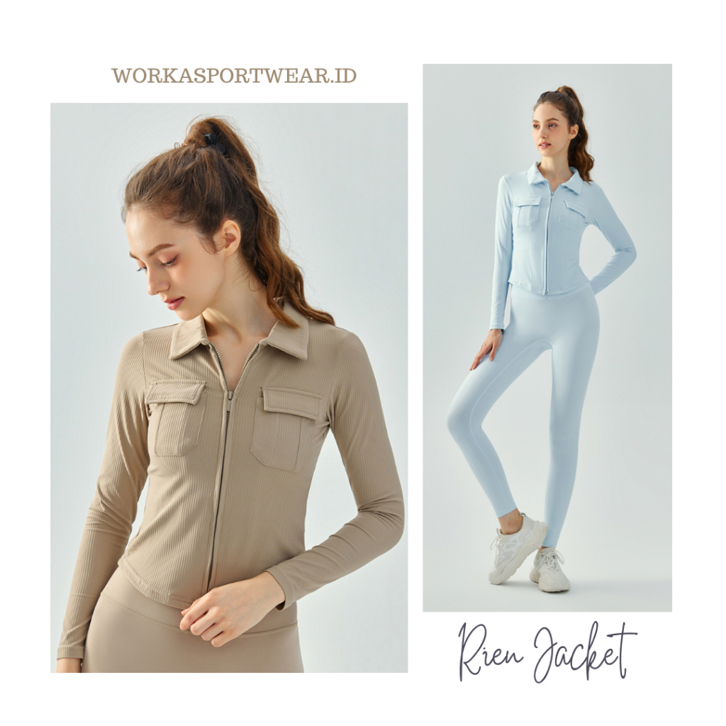 WORKASPORTWEAR.ID - RIEN JACKET - RIBBED JACKET - JAKET OLGA PREMIUM