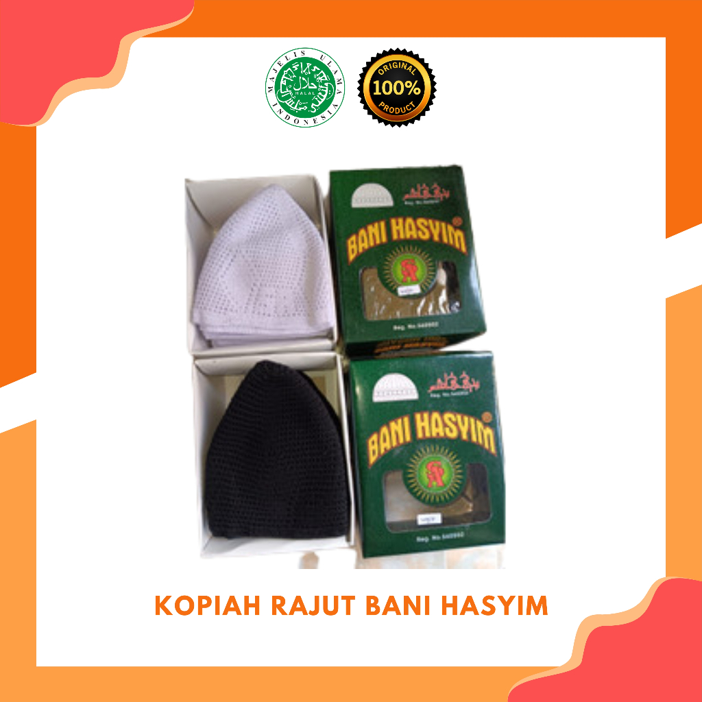 Kopiah Rajut tangan asli