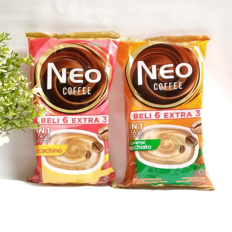 

NEO COFFEE PACK 6+3 SACHET TIRAMISU/MOCCACIATO/CARAME MACHIATO