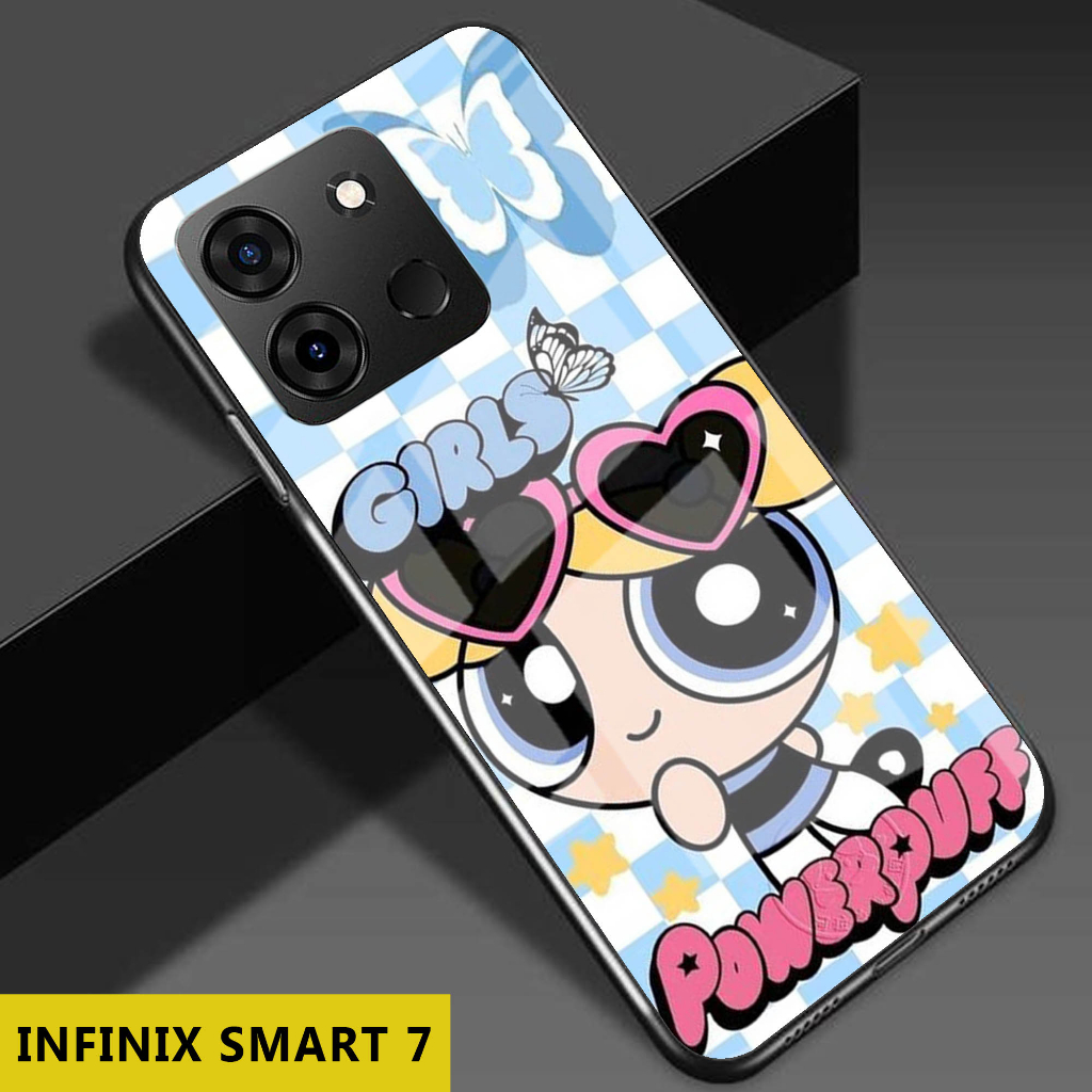Softcase Glossy Glass INFINIX SMART 7 - [A106] - INFINIX SMART 7 - Casing Handphone INFINIX SMART 7-