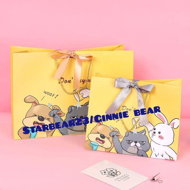 

paperbag yellow true friendship dengan pita premium ( CIA 579 )