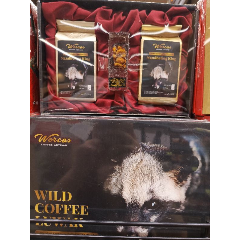 

Worcas Artisan Coffee Luwak Arabica Mandheling King Paket 100gr x 2 Bean Beans Biji Kopi