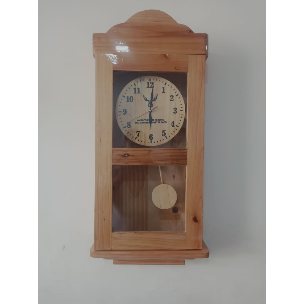Jam Dinding Bandul Kayu