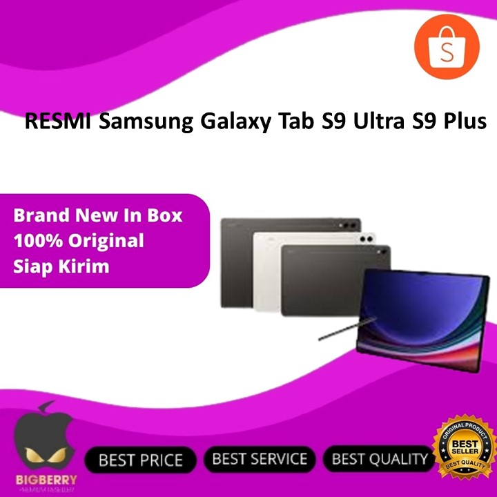 RESMI Samsung Galaxy Tab S9 Ultra S9 Plus S9 512GB 256GB 128GB 5G SEIN