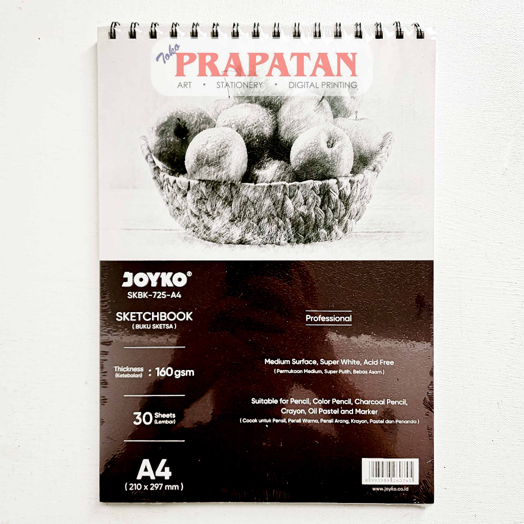 

Joyko Spiral Sketchbook SKBK-725-A4 | Buku Gambar